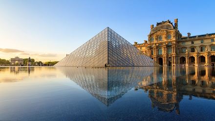 Visit Paris on a day trip from London and see the Louvre. Image courtesy of Shutterstock