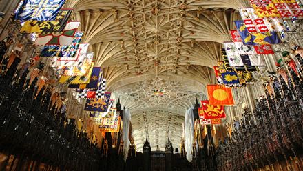 Visit the beautiful St. George's Chapel at Windsor Castle. Image credit: Shutterstock. Image courtesy of Shutterstock.