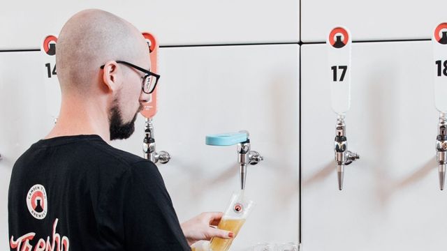 Try beers at Camden Town Brewery. Image courtesy of Golden Tours.