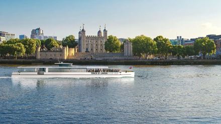 Discover London's rich history on a Tower of London River Cruise. Image courtesy of Golden Tours.