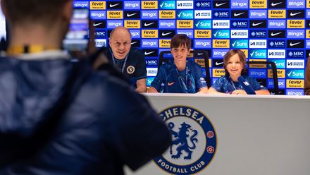 Go behind-the-scenes of the legendary football club with the Chelsea FC Stadium Tour. Image courtesy of Golden Tours.