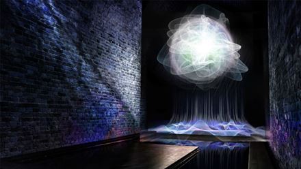 Shape the moon using your voice with Moon Song at Hello, Delight!. Image courtesy of Golden Tours.
