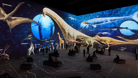 Discover dinosaur species at Lightroom's Prehistoric Planet: Discovering Dinosaurs. Image courtesy of 59 Productions.