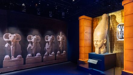 Explore the enduring legacy of Egypt’s greatest pharaohs at Ramses and the Pharaohs' Gold. Credit: James Mason Photography. Image courtesy of NEON.