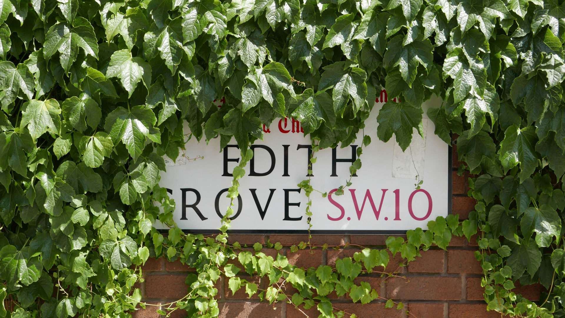Edith Grove street sign, Chelsea.