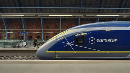Hop on the Eurostar from London and let the train whisk you away to European cities. Credit: Eurostar. Image courtesy of Eurostar.