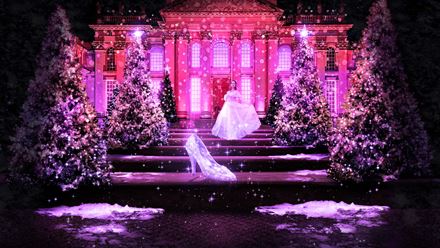 For 2026, the historic estate brings the story of Cinderella to life through spectacular festive decorations inside the State Rooms. Image courtesy of Golden Tours.