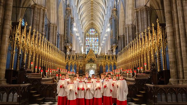 Westminster Abbey choir.