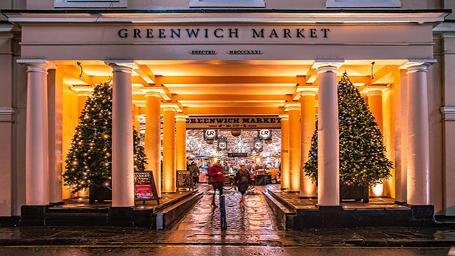 Greenwich Market Christmas Market. © Ed Simmons. Image courtesy of Greenwich Market. 