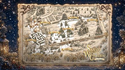 Plan your festive adventure through Santa's Winter Garden at Fulham Palace, with magical trails, festive attractions and family-friendly activities to discover. Image courtesy of Intuitive Events.