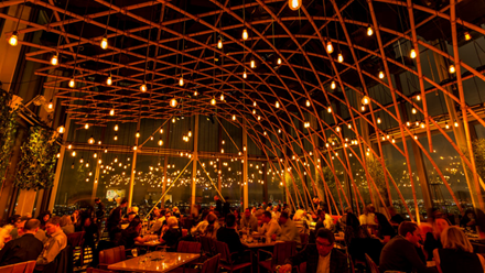 Enjoy the views of London from Sushisamba as you sip on your favourite mixes. Credit: Sushisamba. Image courtesy of Sushisamba.