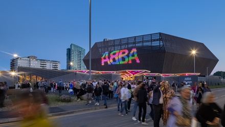 ABBA Arena, home to ABBA Voyage. Image courtesy of ABBA Voyage.