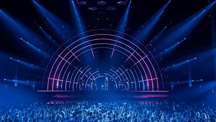 ABBA Voyage performance of Gimme, Gimme, Gimme at London's ABBA Arena. Image courtesy of Johan Persson / ABBA Voyage.
