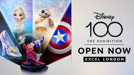 Celebrate 100 years of Disney at Disney100: The Exhibition at ExCel London. Image courtesy of FKP Scorpio