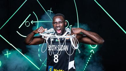 South Sudan player. Image courtesy of NBA South Sudan player. Image courtesy of NBA