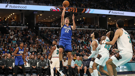 Watch Orlando Magic take on the Memphis Grizzlies at The O2 in London. Credit: Justin Ford. Image courtesy of 2024 Getty Images.