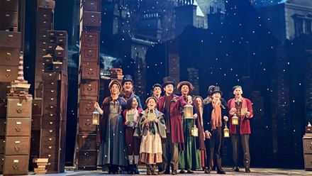 See Mark Gatiss's adaptation of the Dickens classic A Christmas Carol: A Ghost Story, returning to the Alexandra Palace Theatre this December. Photo credit: Manuel Harlan.