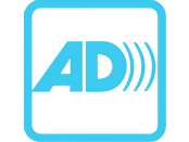 Assisted performances symbol - audio-described theatre