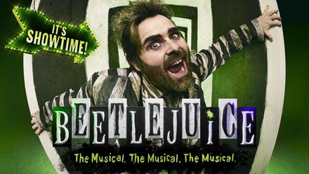 See the Broadway musical sensation Beetlejuice on the London West End stage. Image courtesy of London Theatre Direct.