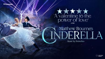See Matthew Bourne's Cinderella, a mesmerising  New Adventures ballet production showing at Sadler's Wells this festive season. Image courtesy of London Theatre Direct.