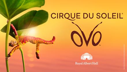 See the world-renowned Cirque du Soleil return to the Royal Albert Hall with OVO. Image courtesy of London Theatre Direct.