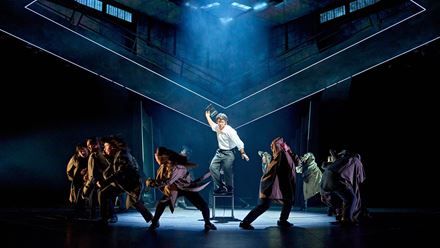 Expect visually striking performances from the cast of Death Note: The Musical. Image courtesy of London Theatre Direct.