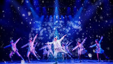 See the return of everyone's favourite Christmas show, Elf the Musical, starring Joel Montague, at the Aldwych Theatre. Photo credit: Matt Crockett.