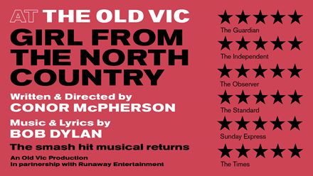 The smash-hit musical Girl from the North Country returns to the Old Vic Theatre. Image courtesy of London Theatre Direct.