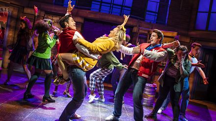 Follow students navigate high school with all the drama that ensues in Heathers The Musical, currently at Soho Place. Image courtesy of Dewynters / copyright Pamela Raith Photography
