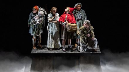 Discover the intertwined Grimm Brothers' tales in Into the Woods, a new production of Stephen Sondheim's musical. Photo credit: Johan Persson.