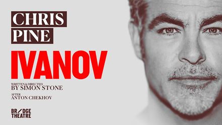This summer, see the brand new adaptation of Chekhov's Ivanov, starring Chris Pine, at the Bridge Theatre. Image courtesy of London Theatre Direct.