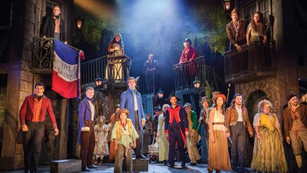Follow a unique destiny in revolutionary France with Les Misérables, the award-winning musical currently playing in the West End. Image courtesy of Story House PR/ Photo credit: Deen Van Meer.