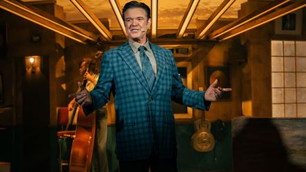 Relive one of the most iconic jam sessions in history when watching the musical Million Dollar Quartet. Image courtesy of London Theatre Direct.