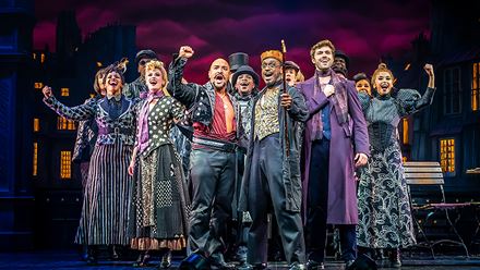 See the musical adaptation of the blockbuster Moulin Rouge and follow your favourite characters from the film on the stage of the Piccadilly Theatre. Image credit: Marc Brenner. Image courtesy of Storyhouse PR.