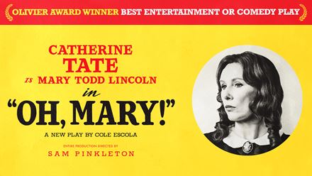 Oh, Mary! at the Trafalgar Theatre in London, 2026. Image courtesy of London Theatre Direct.