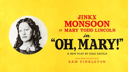 Don't miss Jinkx Monsoon's West End debut in Oh, Mary!, taking on the lead role of Mary Todd Lincoln at the Trafalgar Theatre. Image courtesy of London Theatre Direct.