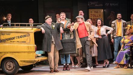 Watch on as Del Boy, Rodney, Grandad, Cassandra, Raquel and more make their return in the iconic three-wheeled van at the Eventim Apollo. Image courtesy of See Tickets.