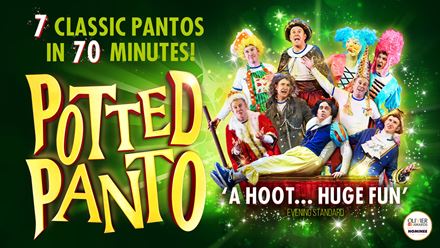 See all your favourite pantomimes in one show with Potted Panto at the Apollo Theatre. Image courtesy of London Theatre Direct.