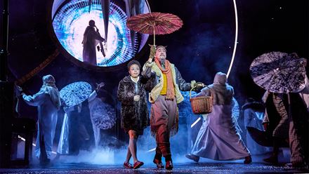 Watch the stage adaptation of The Lion, the Witch and the Wardrobe, the first book in The Chronicles of Narnia series, live at the Sadler's Wells Theatre. Photo credit: Brinkhoff Moegenburg.