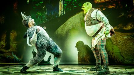 See the return of Shrek the musical on the London West End, a smash hit for kids and adults alike. Image courtesy of About Grace PR.