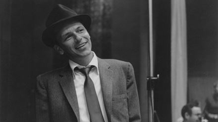 Frank Sinatra pictured during the early years of his career, a defining era explored in Sinatra The Musical. Image courtesy of Story House PR.