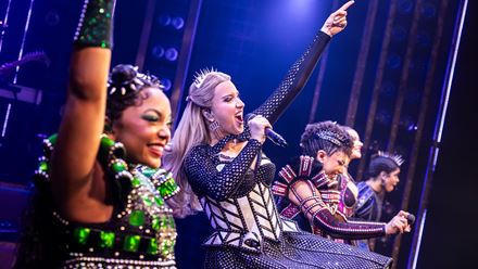 See the award-winning show Six The Musical andsee Tudor queens transform into divas. Image courtesy of ANRPR/ Photography credit - Pamela Raith.