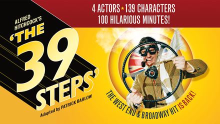 See the awaited return of The 39 Steps at Trafalgar Theatre ©Mark Senior. Image courtesy of Amanda Malpass PR. See the awaited return of The 39 Steps at Trafalgar Theatre ©Mark Senior. Image courtesy of Amanda Malpass PR.