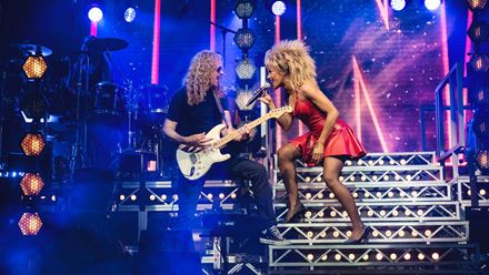 La comédie musicale à succès fait revivre Tina Turner sur la scène du West End dans The Tina Turner Musical. Avec l'aimable autorisation de London Theatre Direct. Crédit photo : Matt Crockett.