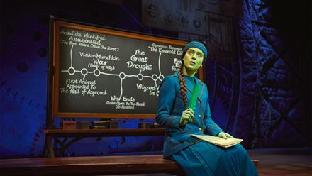 Rediscover the story of the Kingdom of Oz from Elphaba's perspective in Wicked the Musical. Photo credit: Matt Crockett.