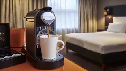 Find plenty of modern comforts and amenities in your room at DoubleTree by Hilton London - Ealing. Image courtesy of Hilton.