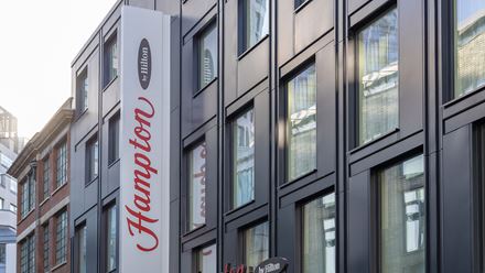 Base yourself moments from Old Street and Shoreditch at the Hampton by Hilton London Old Street. Image courtesy of Hilton.