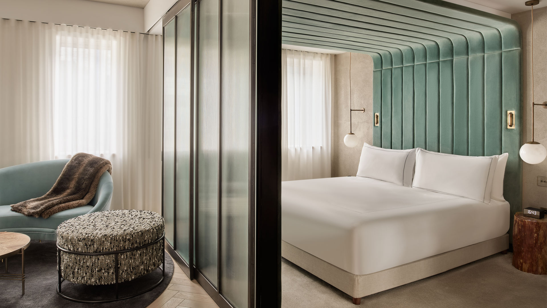 Bedroom in suite at Canopy by Hilton London City.