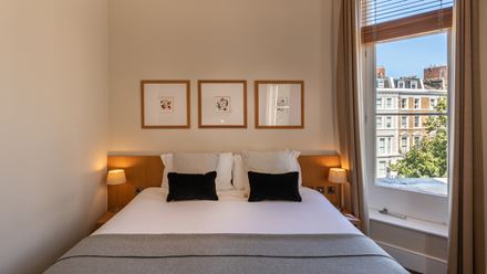 A Deluxe room. Photo: Neil Hewison. Image courtesy of Resident Hotels Ltd.