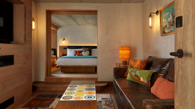 Room inside Treehouse Hotel London